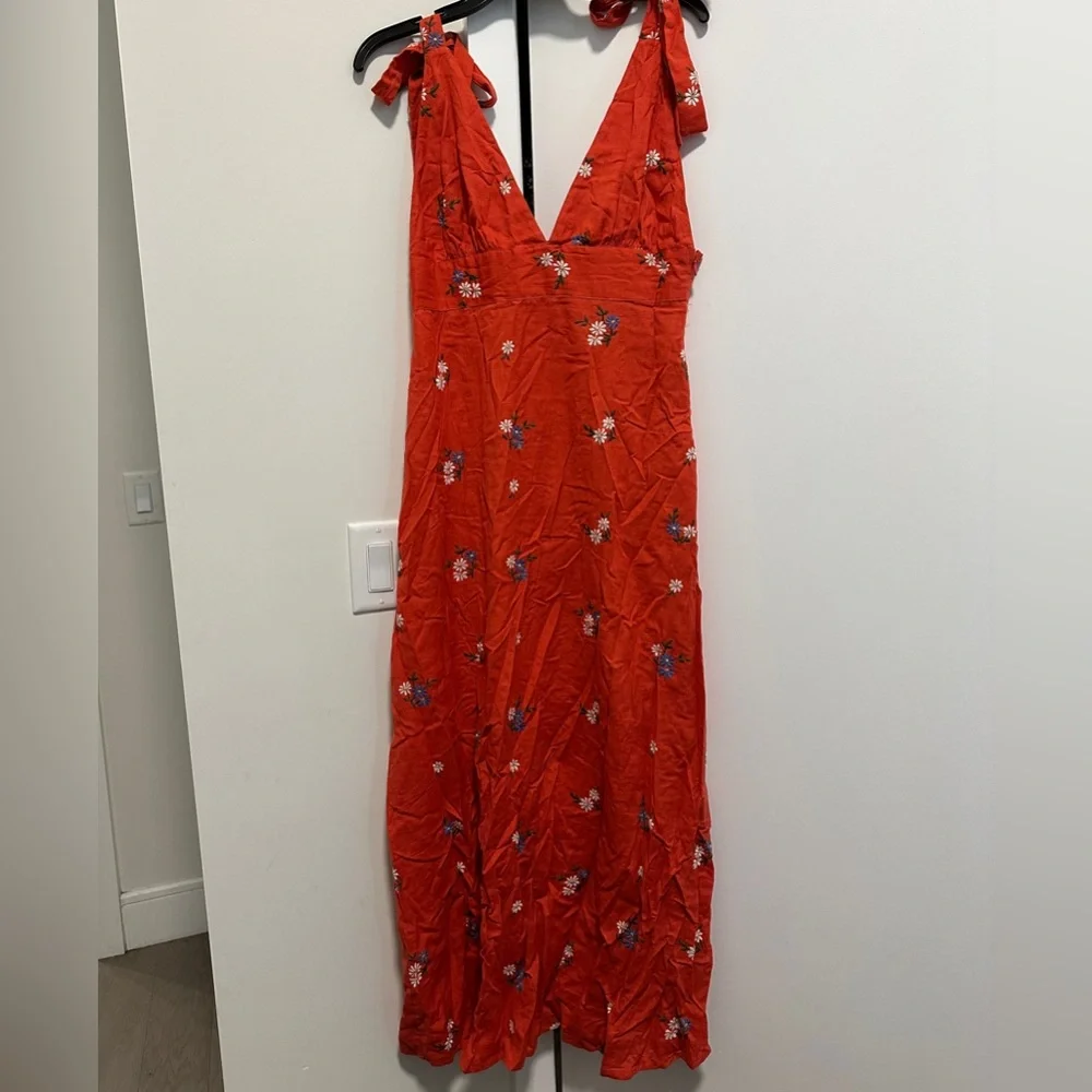 ASOS floral linen maxi dress - Picture 4 of 5